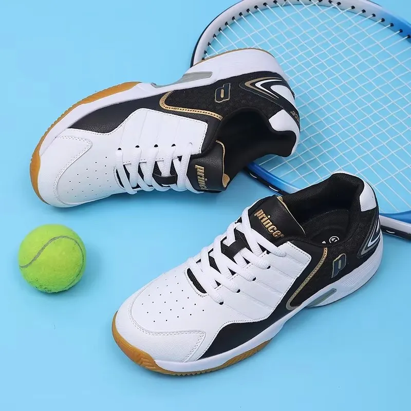 Badminton Shoes Men - Professionelle Herren- und Damen-Badmintonschuhe aus Leder,
