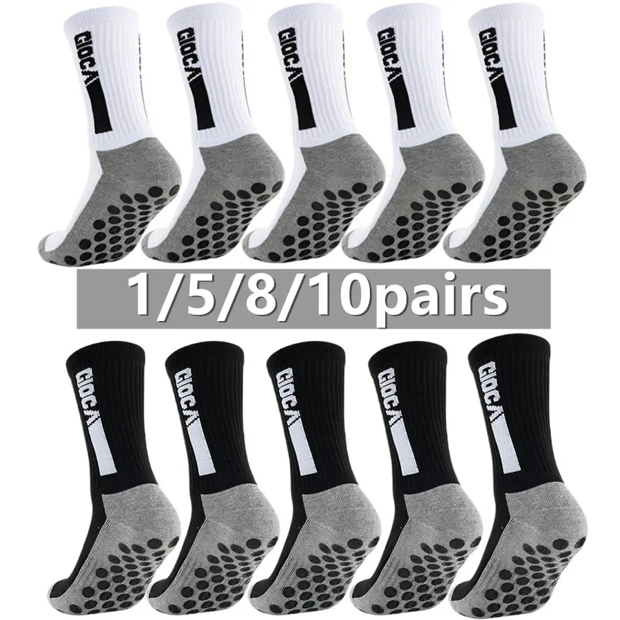 Sports Grip - 1/5/8/10 Paar rutschfeste Unisex-Socken für Herren