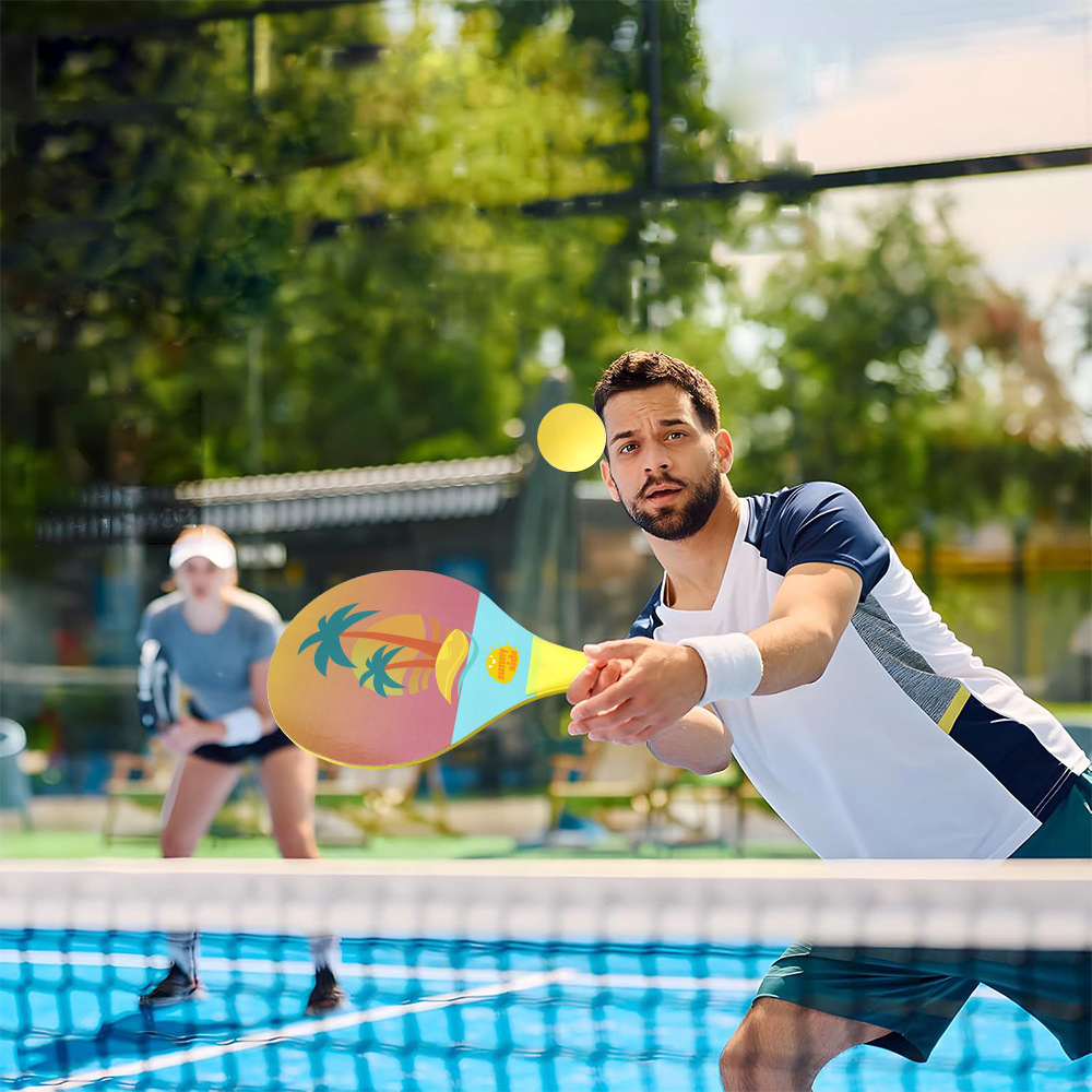 Cartoon-Strand-Badmintonschläg – Badminton Shuttlecock Bewertung und Preis
