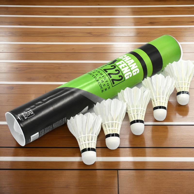 12 Stück langlebige Badminton- – Feather Shuttlecock Bewertung und Preis