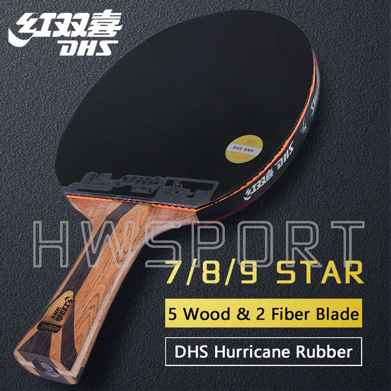 Original DHS 7 Star Tischtenni – Badminton Racket Carbon Bewertung und Preis