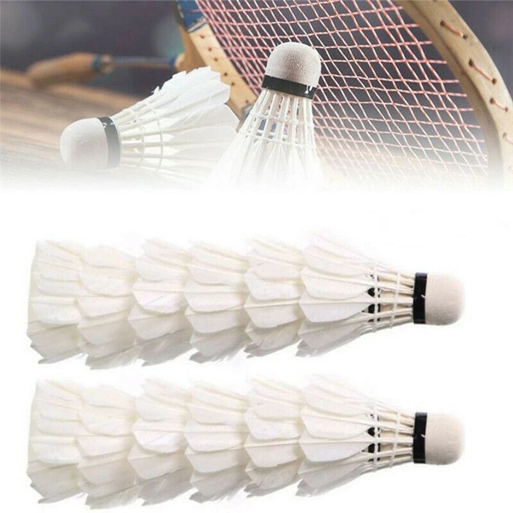 Neue weiße Gänsefeder-Badminto – Feather Shuttlecock Bewertung und Preis